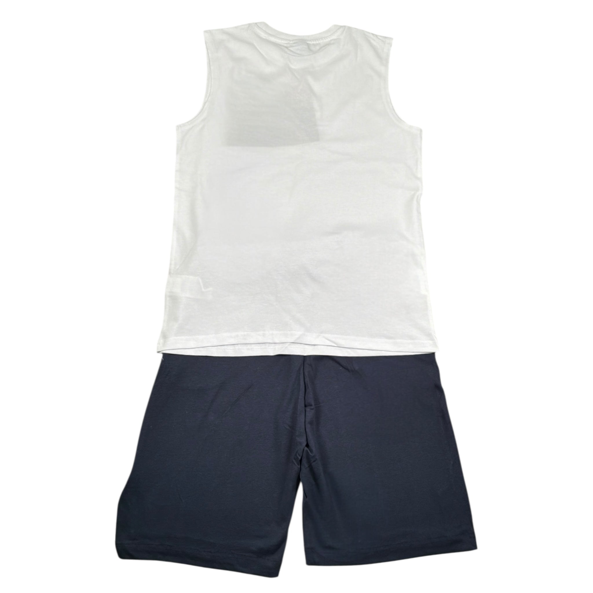 Diadora Completo 2 Pezzi Canotta-Bermuda per Bambino 102181712 BIANCO/BLU DIADORA 
