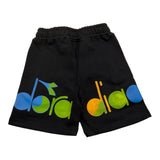 Diadora Bermuda Tinta Unita con Logo per Neonato S4DIBBBE075 NERO DIADORA 