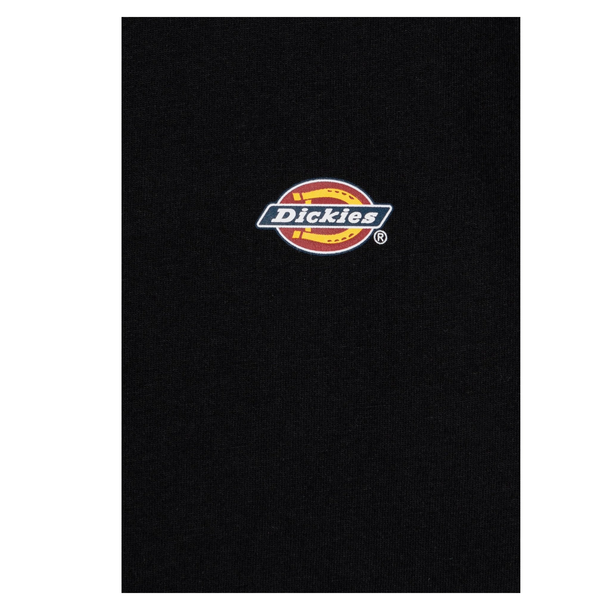 Dickies T-Shirt Girocollo Tinta Unita con Stampa Logo per Bambino DK0KSR64KBK1 NERO DICKIES 