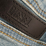 Diesel Jeans Tinta Unita con Girovita Regolabile per Bambino 00J3Y1 BLU DIESEL 