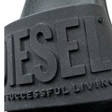 Diesel Ciabatta Tinta Unita con Logo per Bambino CIAB NERO DIESEL 