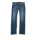 Diesel Jeans Tinta Unita con Girovita Regolabile per Bambino J000509 BLU DIESEL 