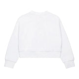 Diesel Felpa Chiusa Girocollo Tinta Unita con Logo per Bambina J01826 BIANCO DIESEL 