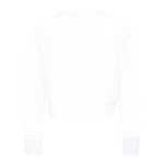 Diesel Felpa Chiusa Girocollo Tinta Unita con Logo per Bambina J01826XX PANNA DIESEL 
