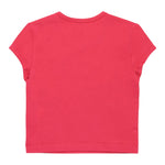 Diesel T-Shirt Girocollo Tinta Unita con Logo per Bambina J01830 FUXIA DIESEL 