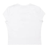 Diesel T-Shirt Girocollo tinta unita con Logo Bianco per Bambina J01830XXXX BIANCO DIESEL 