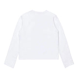 Diesel Shirt Girocollo Tinta Unita con Logo per Bambina J02038 BIANCO DIESEL 