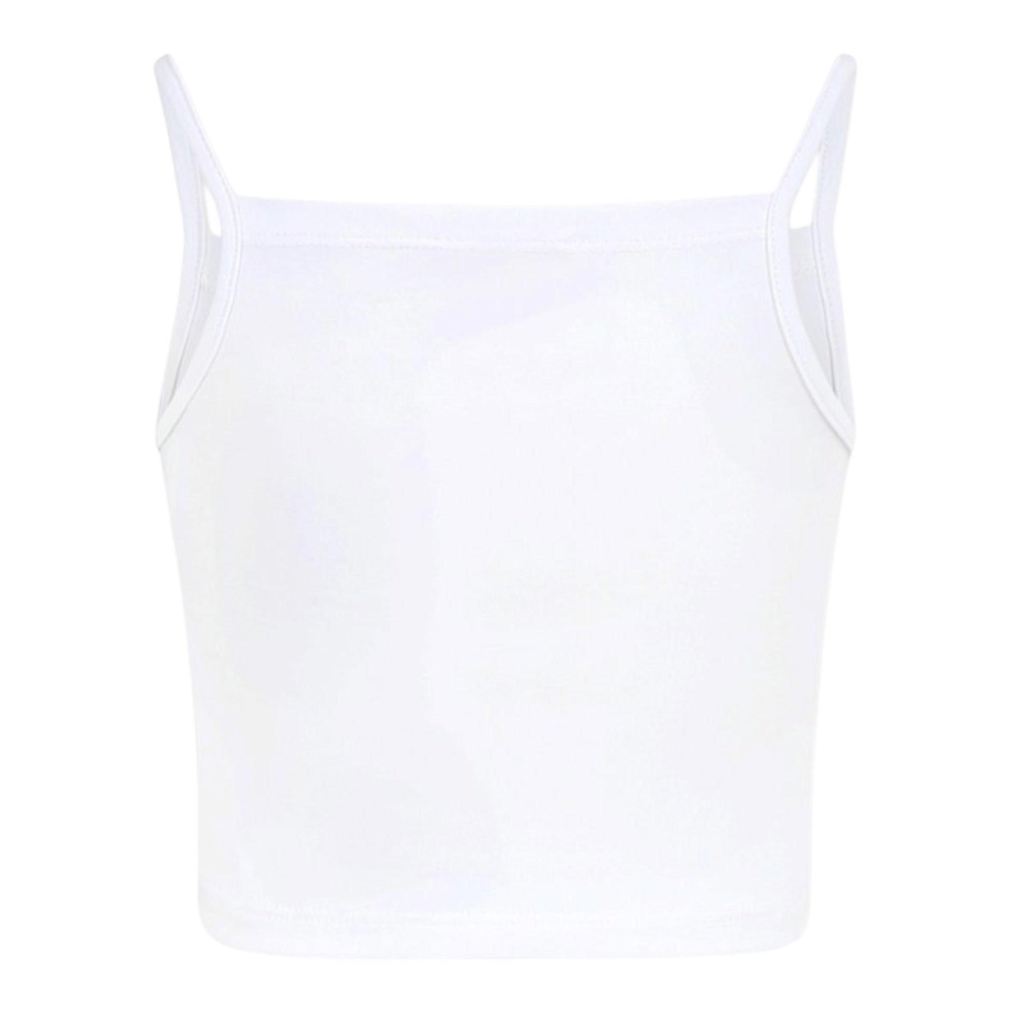 Diesel Canotta Bretelline Tinta Unita con Stampa Brillantinata per Bambina J02201XX BIANCO DIESEL 