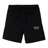Diesel Bermuda Tinta Unita con Logo per Bambino J02239 NERO DIESEL 