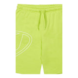 Diesel Bermuda In Tuta Tinta Unita con Logo per Bambino J02273 VERDE FLUO DIESEL 