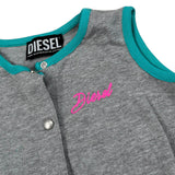 Diesel Pagliaccetto tinta unita Giromanica Grigio per Neonata K00187 GRIGIO DIESEL 