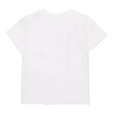 Diesel T-Shirt Girocollo Tinta Unita con Stampa per Neonato K00635 BIANCO DIESEL 