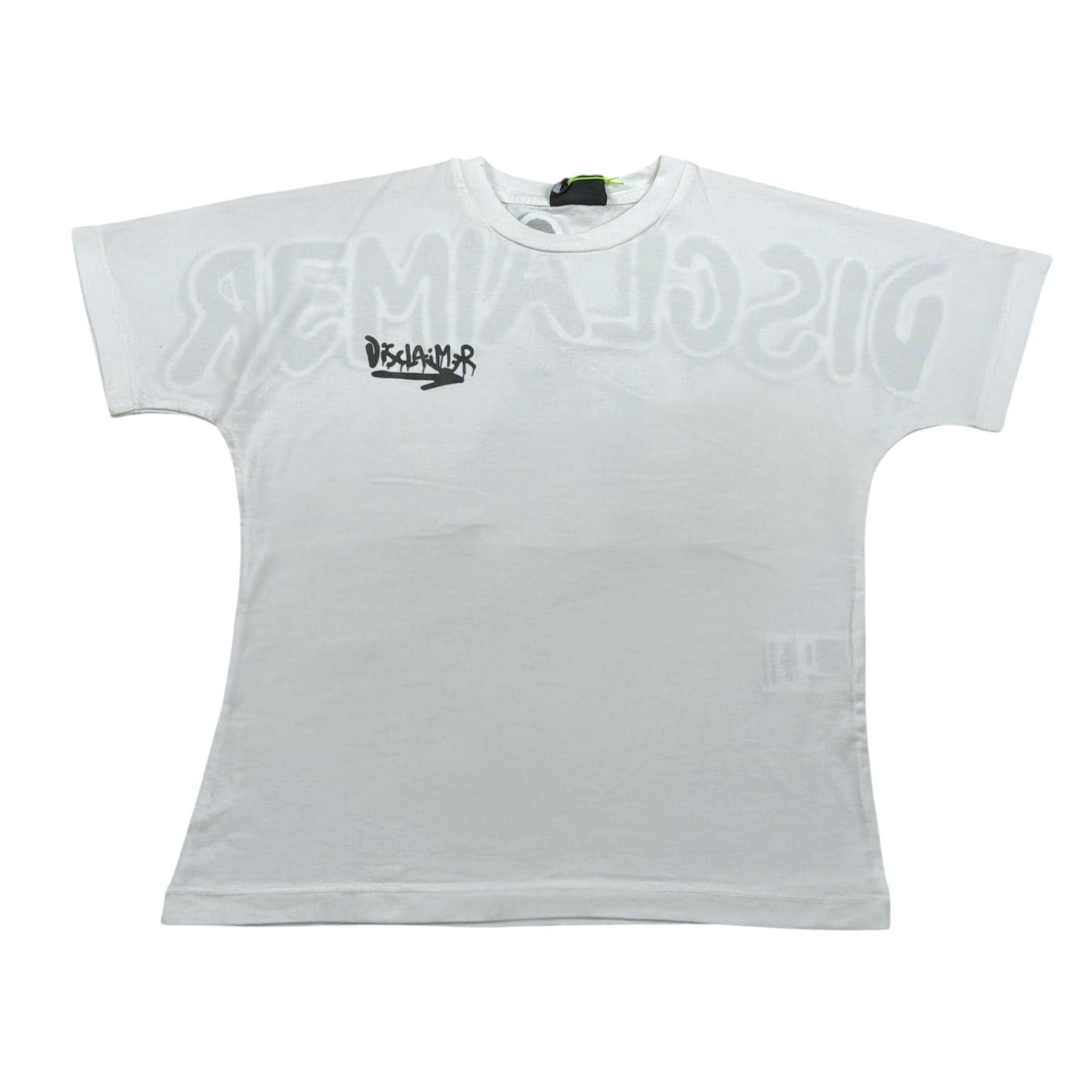 Disclaimer T-Shirt tinta unita con Stampa Bianco per Bambino 23EDK53816 BIANCO DISCLAIMER 