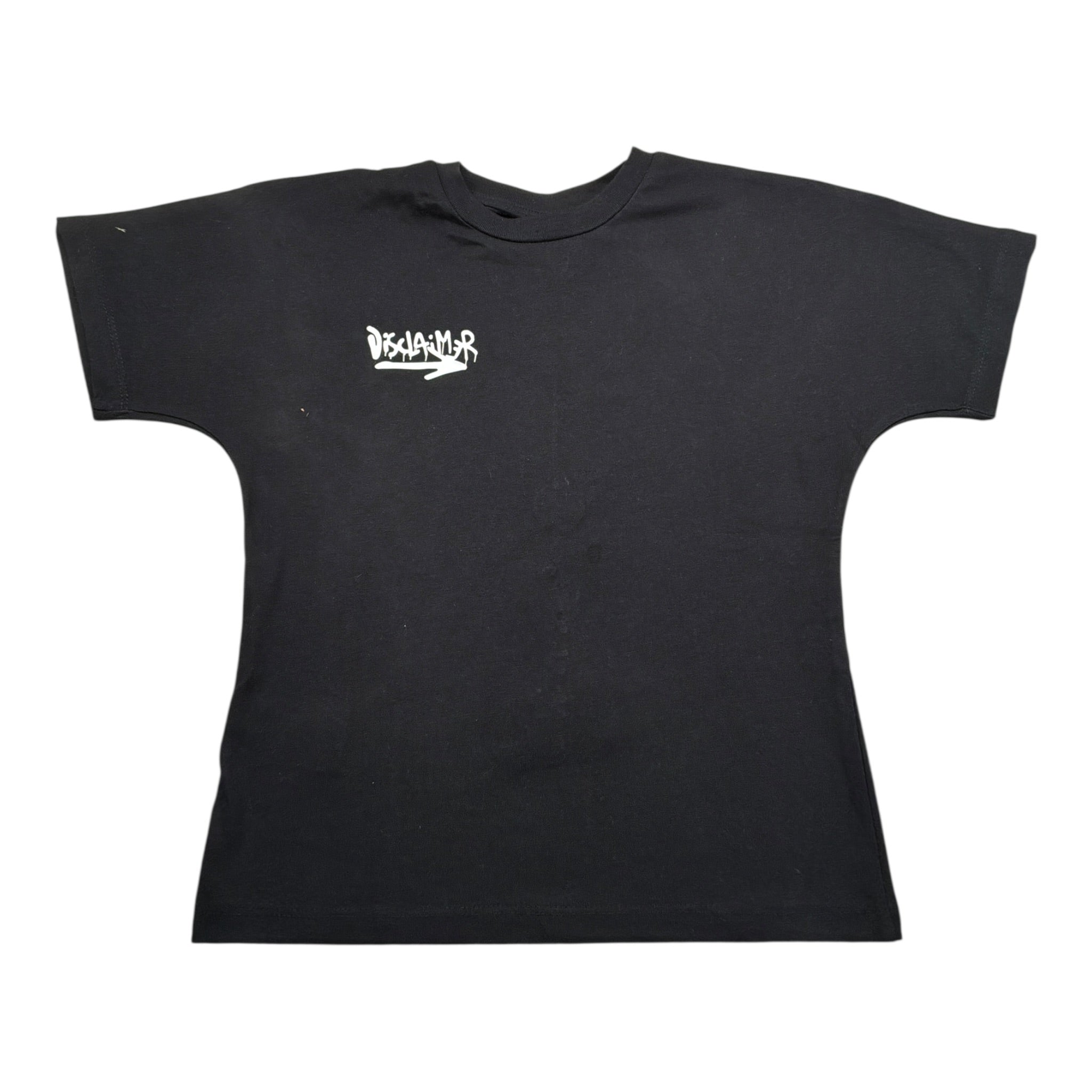 Disclaimer T-Shirt tinta unita con Stampa Nero per Bambino 23EDK53826 NERO DISCLAIMER 
