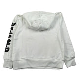 Disclaimer Felpa Chiusa con Cappuccio Tinta Uita con Stampe Bianco per Bambino 24ED58029 BIANCO DISCLAIMER 
