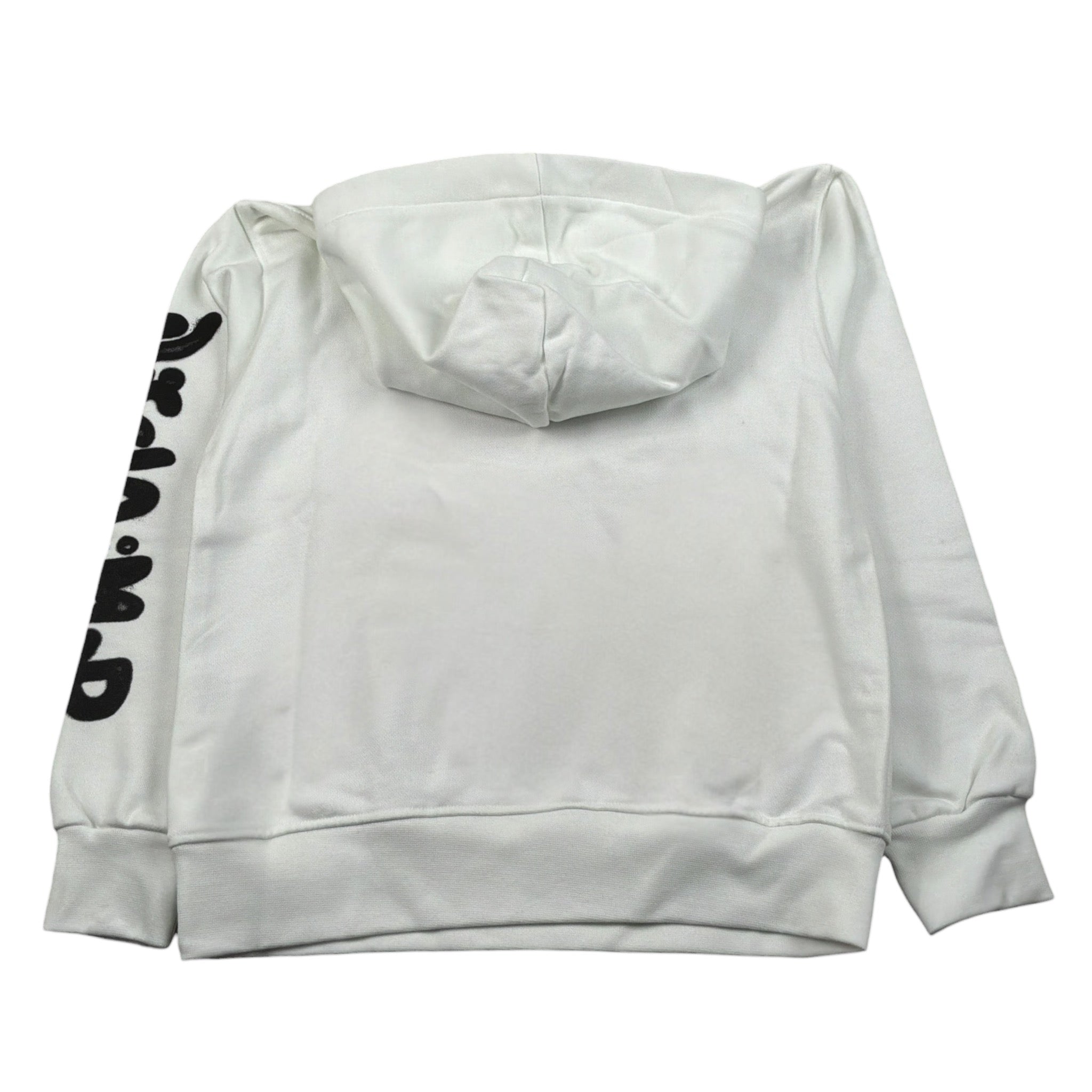 Disclaimer Felpa Chiusa con Cappuccio Tinta Uita con Stampe Bianco per Bambino 24ED58029 BIANCO DISCLAIMER 