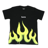 Disclaimer T.Shirt Girocollo Tint Unita con Stampe Nero per Bambino 25ED58427 NERO DISCLAIMER 