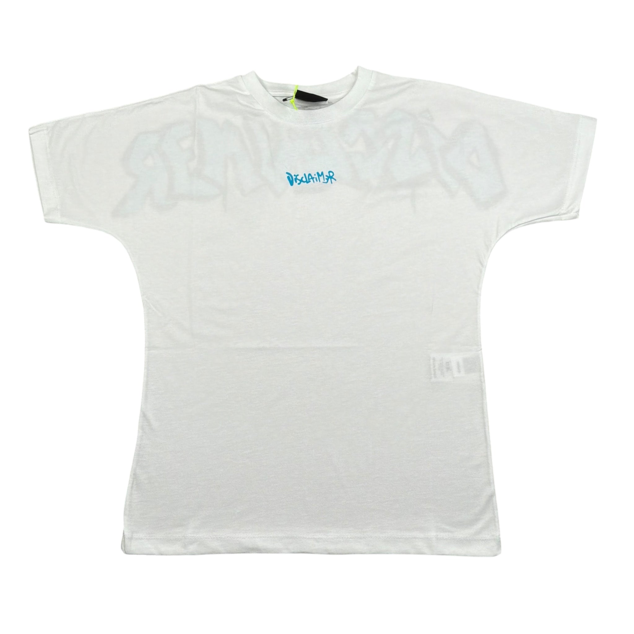 Disclaimer T-Shirt Girocollo Tinta Unita con Stampa per Bambino 25EDK58407 BIANCO DISCLAIMER 