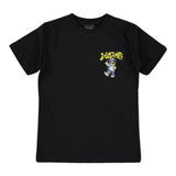 Disclaimer T-Shirt Girocollo Tinta Unita con Stampa per Bambino 25EDK58434X NERO DISCLAIMER 