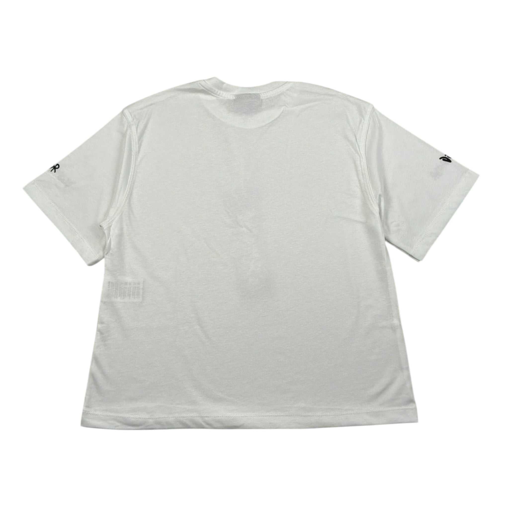 Disclaimer T-Shirt Girocollo Tinta Unita con Stampa per Bambino 25EDK58467 BIANCO DISCLAIMER 