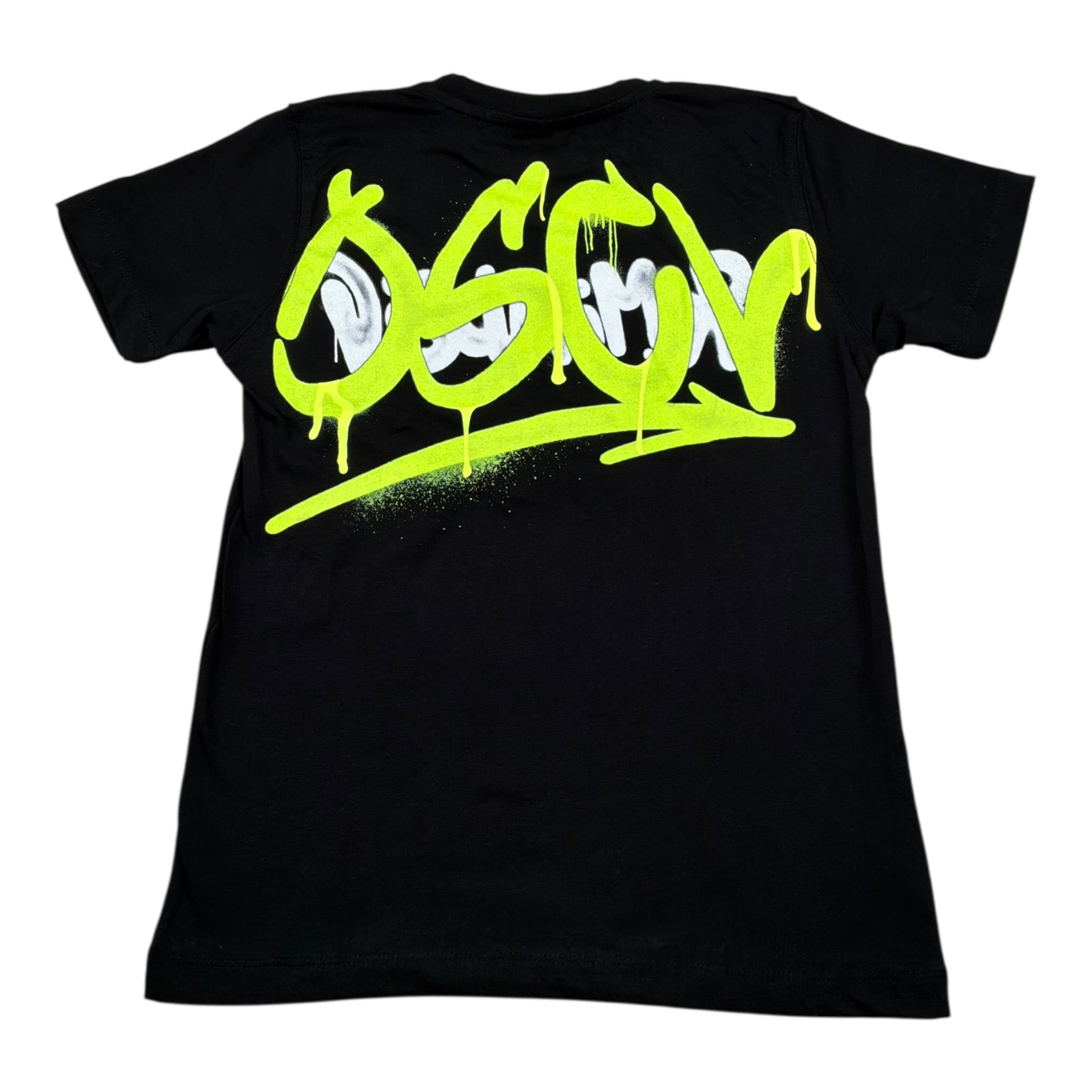 Disclaimer T-Shirt Girocollo Tinta Unita con Stampa per Bambino 25EDK58468 NERO DISCLAIMER 