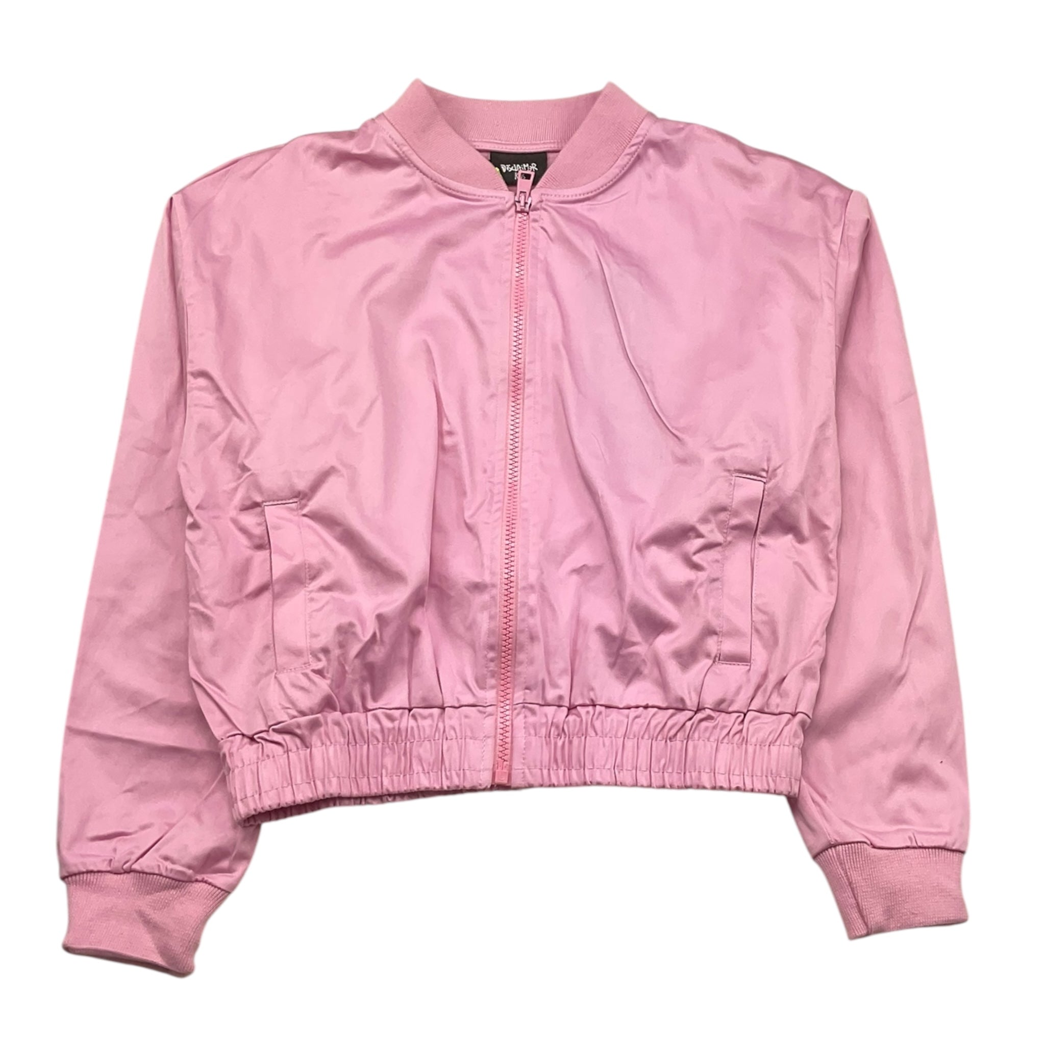 Disclaimer Giubbino con Zip Tinta Unita per Bambina A25EDK8540 ROSA DISCLAIMER 