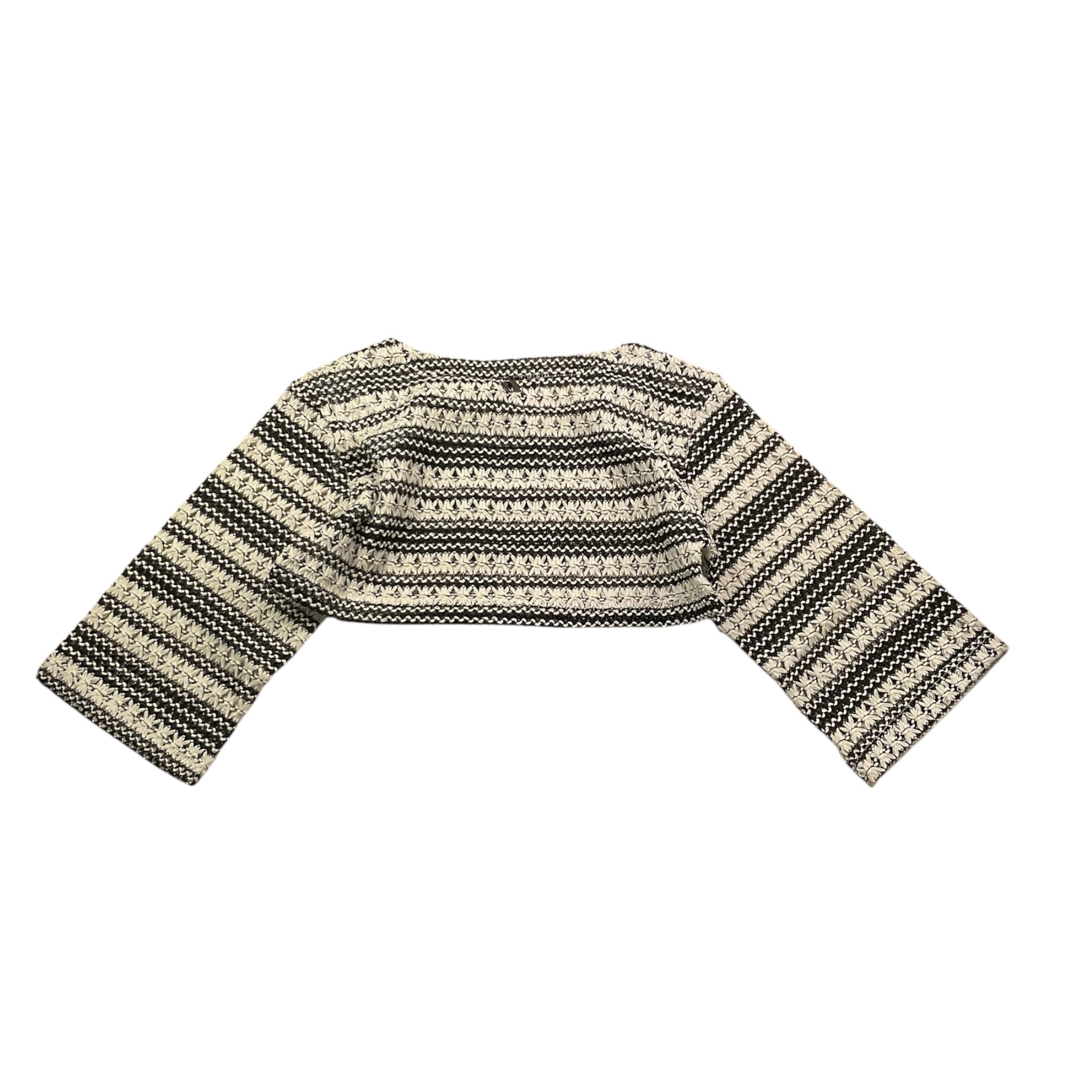 Dixie shirts Bicolore Traforata Modello Crop per Bambina LB06231G74 BIANCO/NERO DIXIE 