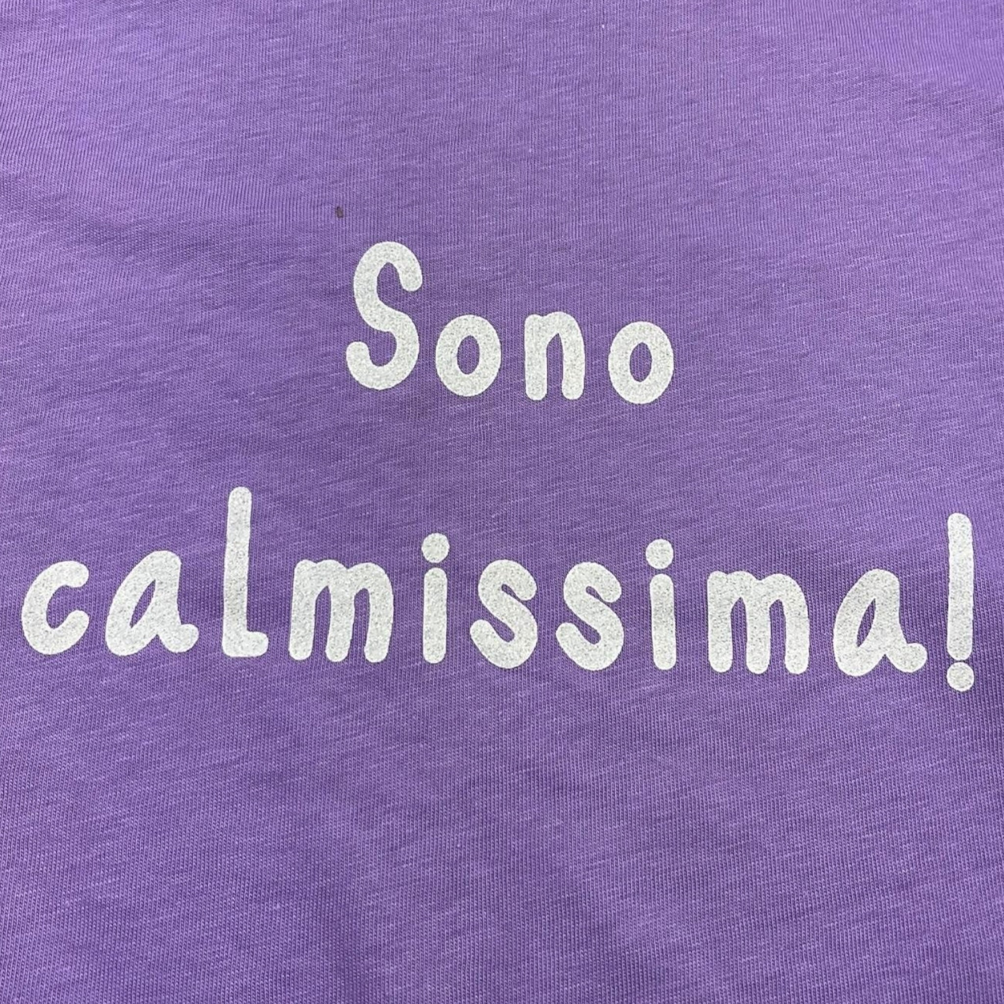 Dixie Shirt Girocollo Tinta Unita con Stampa per Bambina LB35030G56 VIOLA DIXIE 
