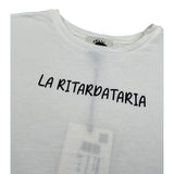 Dixie T-Shirt Girocollo Tinta Unita con Stampa per Bambina MB68030G74 PANNA DIXIE 