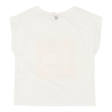 Dixie T-Shirt Tinta Unita Girocollo con Stampa per Bambina MBC7030G50 BIANCO DIXIE 
