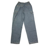 Dixie Jeans Tinta Unita con Elastico In Vita per Bambina PH21010G74 AZZURRO DIXIE 