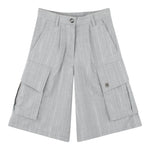 Dkny Bermuda Tinta Unita con Tasconi per Bambina D62274 GRIGIO DKNY 