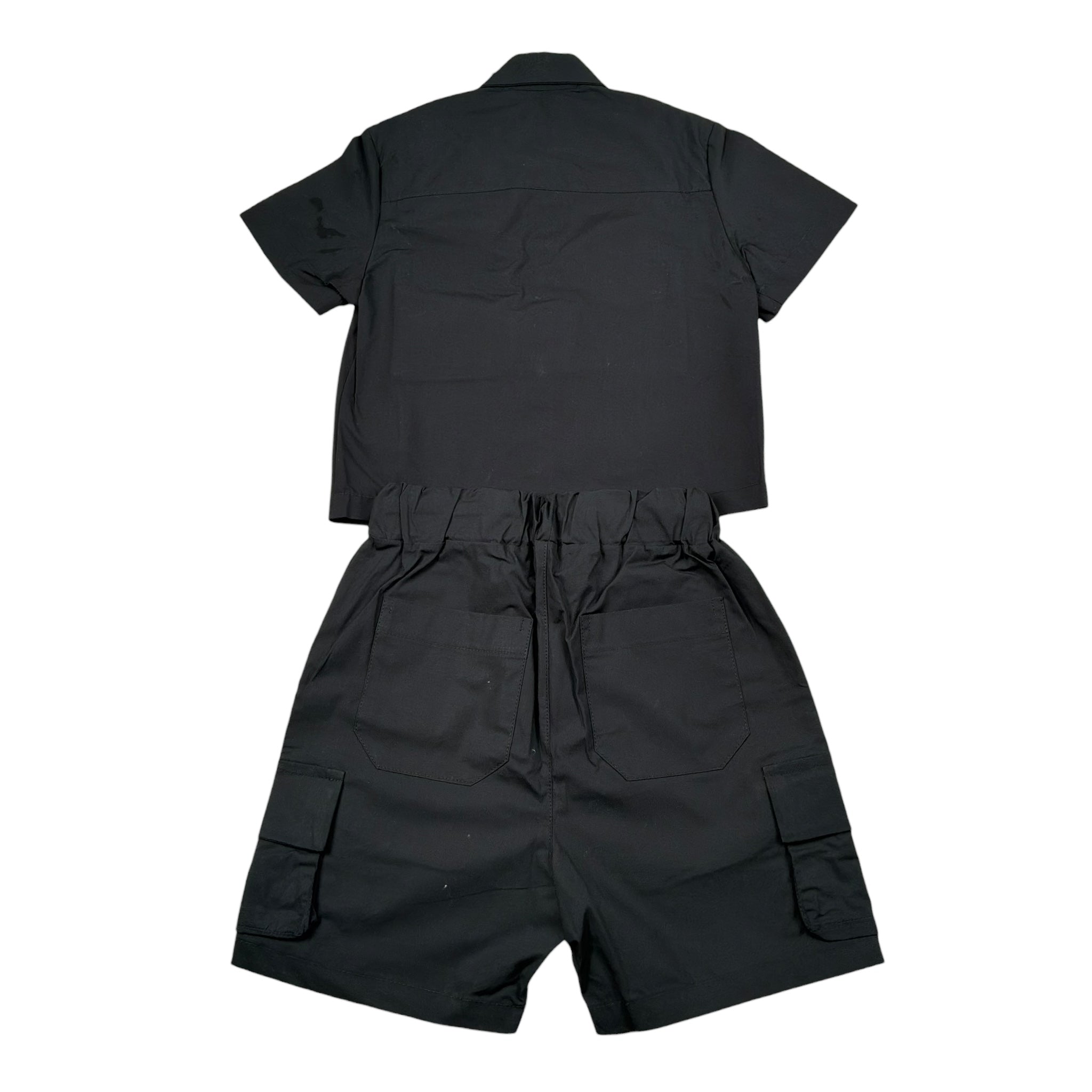 Do Not Conform Completo 2 Pezzi Camicia-Bermuda Tinta Unita per Bambino DCA043J NERO DO NOT CONFORM 