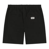 Dolce & Gabbana Bermuda Tinta Unita con Logo per Bambino L43P32 NERO DOLCE & GABBANA 