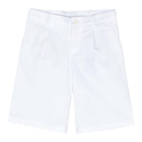 Dolce & Gabbana Bermuda Tinta Unita con Girovita Regolabile per Bambino L43Q25X BIANCO DOLCE & GABBANA 