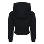 Dolce & Gabbana Felpa Tinta Unita con Cappuccio per Bambina L5JW9RG7KN5 NERO DOLCE & GABBANA 