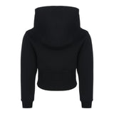 Dolce & Gabbana Felpa Tinta Unita con Cappuccio per Bambina L5JW9RG7KN5 NERO DOLCE & GABBANA 