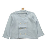 Dolcimonelli Cardigan tinta unita con Bottoni Azzurro per Neonato 431801116 AZZURRO DOLCIMONELLI 