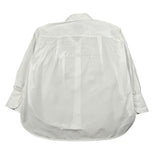 Dondup Camicia Manica Lunga Tinta Unita con Ricamo Logo per Bambina DFCA037 BIANCO DONDUP 