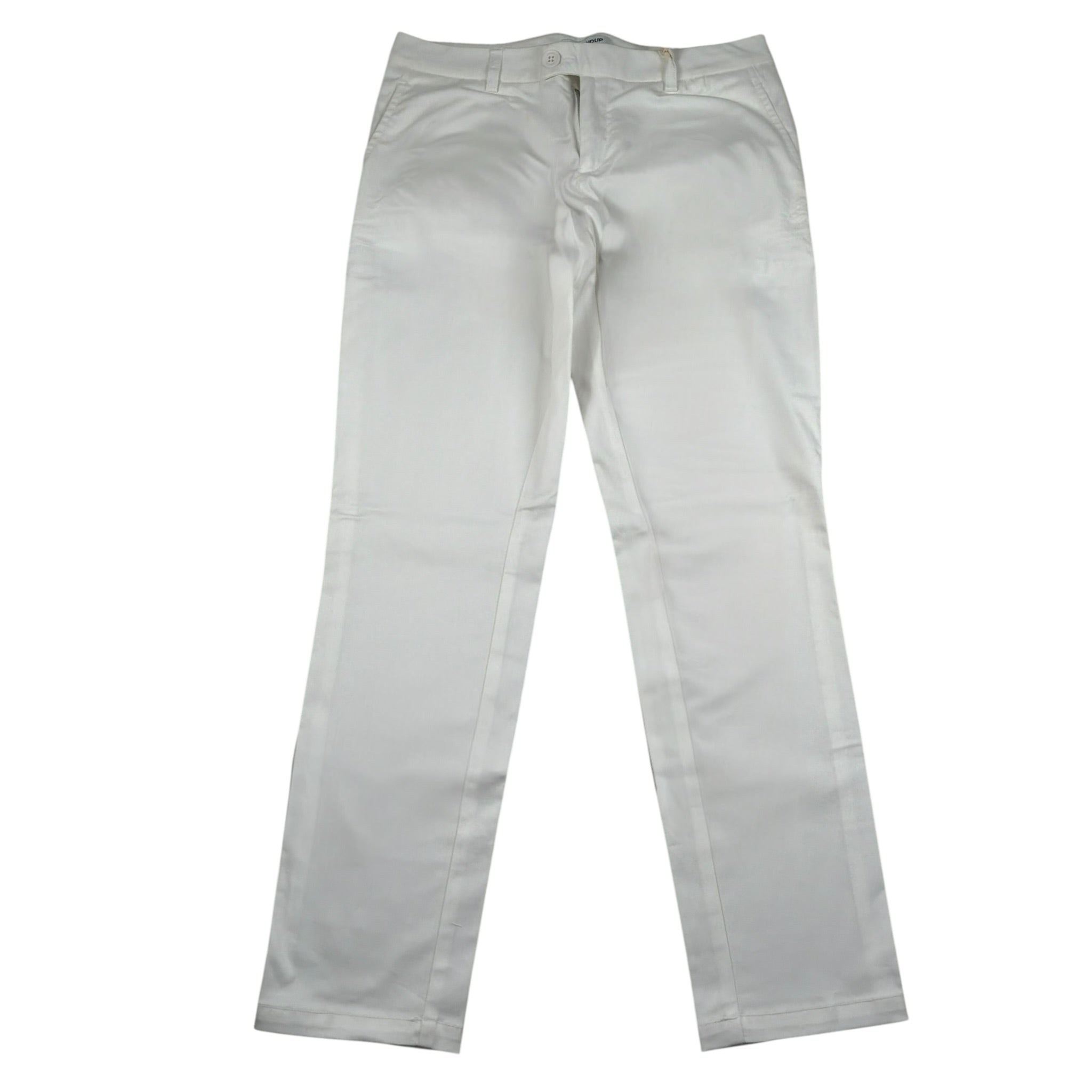 Dondup Pantalone Tinta Unita con Tasche per Bambino DFPA60 BIANCO DONDUP 