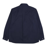 Dondup Camicia Tinta Unita Manica Lunga per Neonato DMCA034N BLU DONDUP 