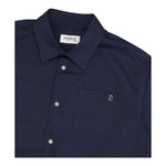 Dondup Camicia Tinta Unita Manica Lunga per Neonato DMCA034N BLU DONDUP 