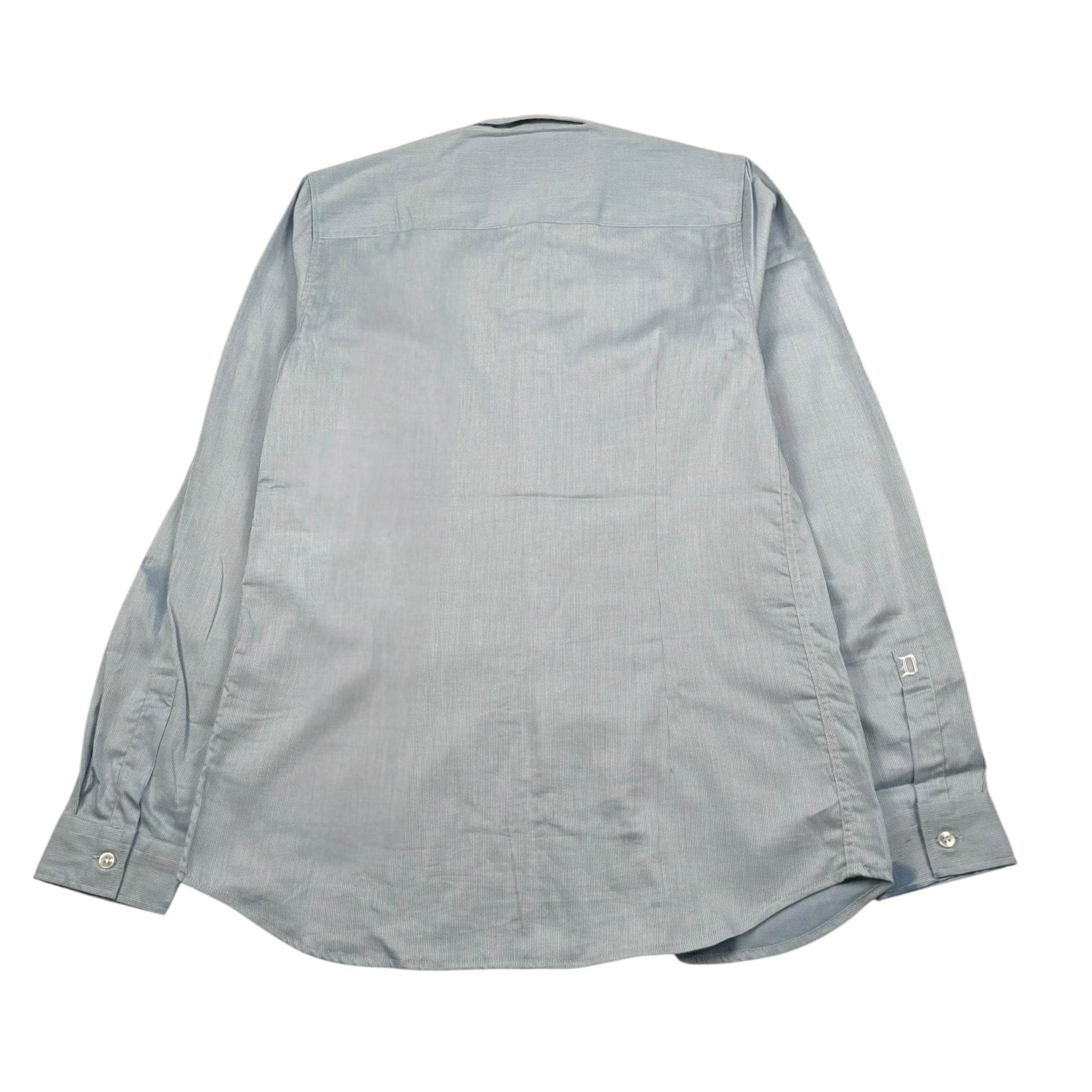 Dondup Camicia Manica Lunga Fantasia A Righe per Bambino DMCA61 AZZURRO DONDUP 