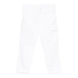 Dondup Pantalone Tinta Unita con Tasconi per Bambino DMPA114 BIANCO DONDUP 