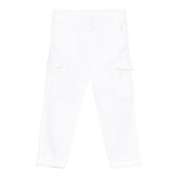 Dondup Pantalone Tinta Unita con Tasconi per Bambino DMPA114X BIANCO DONDUP 