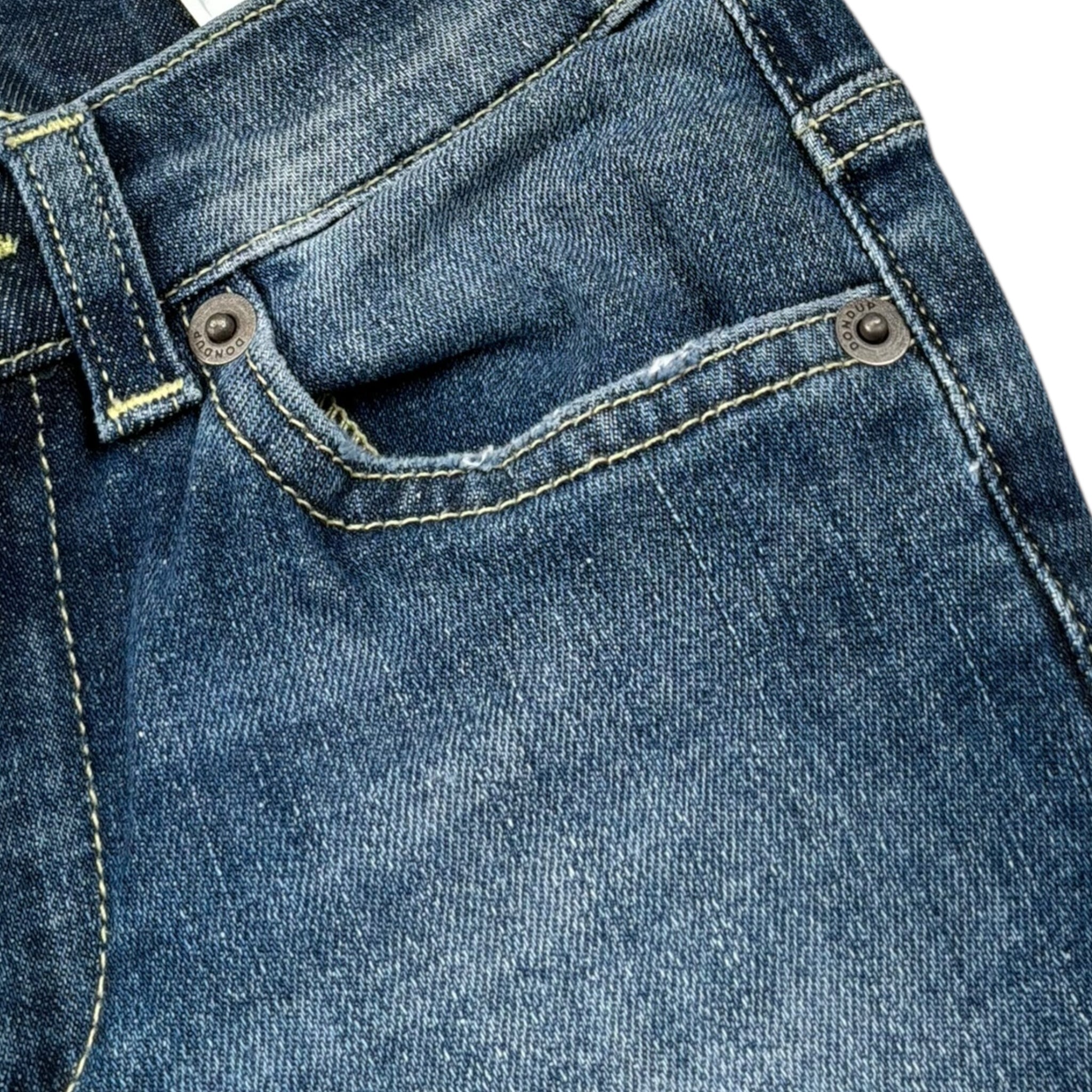 Dondup Jeans Tinta Unita per Bambino DMPA124 BLU DONDUP 