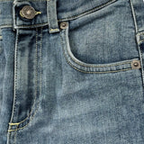 Dondup Jeans Tinta Unita per Bambino DMPA130 BLU DONDUP 