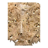 Dou Dou giubbino Tinta Unita con Paillettes per Bambina DQ2A44 ORO DOU DOU 