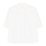 Dou Dou Camicia Tinta Unita Manica Lunga per Bambina DW1A20XXX BIANCO DOU DOU 