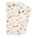 Dou Dou top Tinta Unita con Paillettes E Piume per Bambina DW5A51X BEIGE DOU DOU 